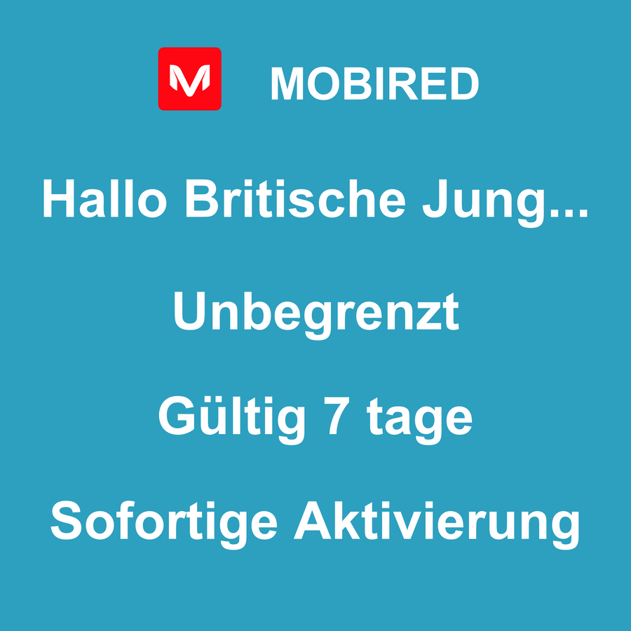 eSIM Britische Jungferninseln Internet Unbegrenzt – 7 tage | Mobired Hallo Britische Jungferninseln